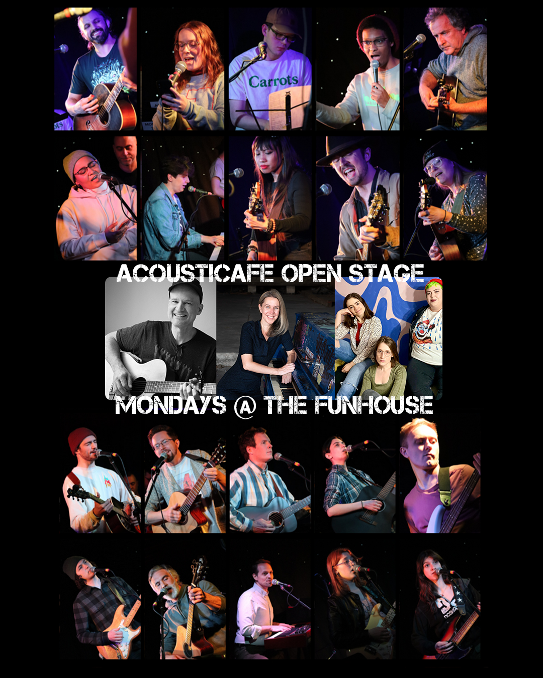 AcoustiCafe Open Stage Mondays at the Funhouse at Mr Smalls