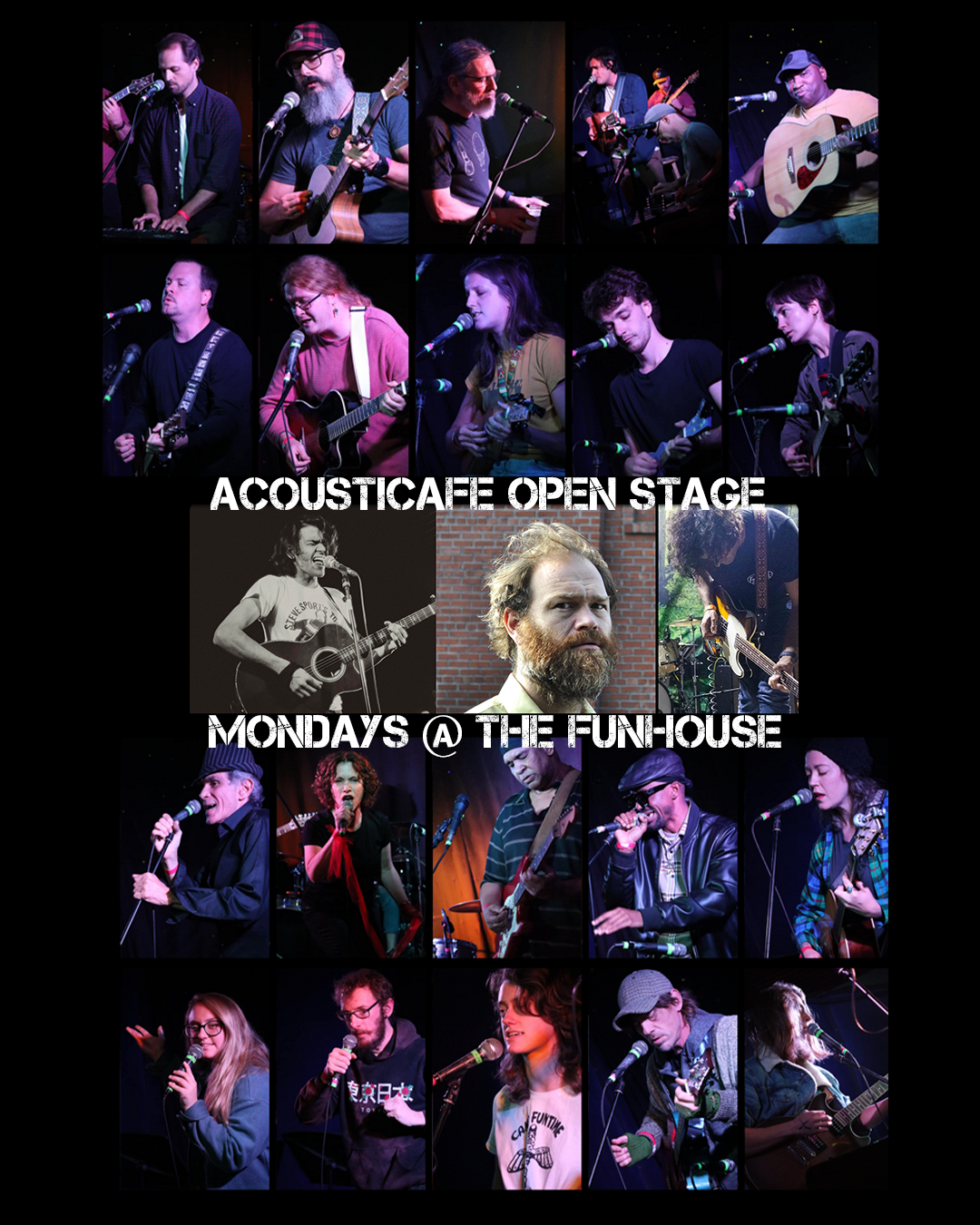 AcoustiCafe Open Stage Mondays in The Funhouse at Mr Smalls