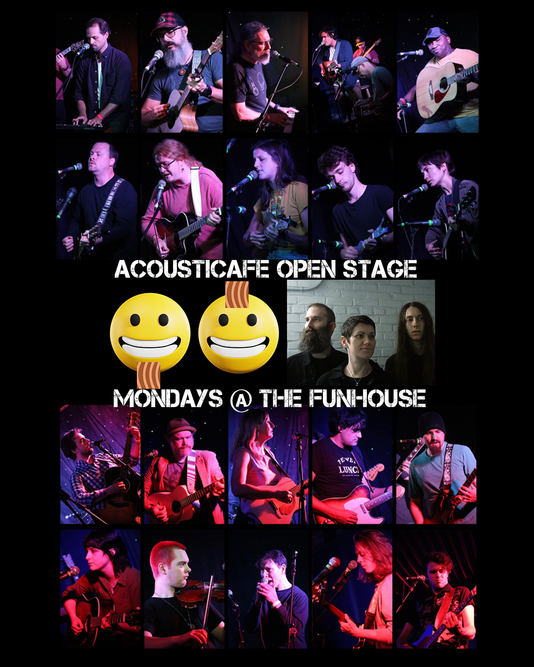 AcoustiCafe Mondays at The Funhouse at Mr Smalls