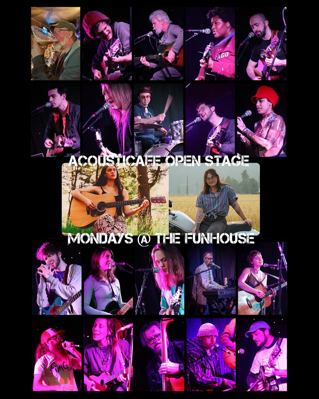 AcoustiCafe Mondays at the Funhouse at Mr Smalls